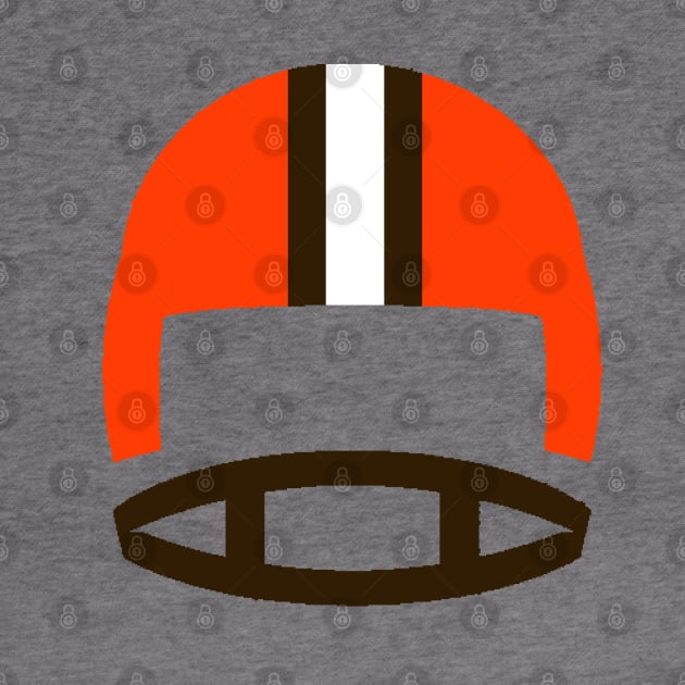 Retro Cleveland Football Helmet by twothree